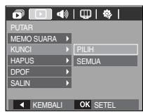 SAMSUNG VLUU L210 - Memproteksi gambar - 1