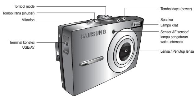 SAMSUNG VLUU L210 - Idenifikasi fitur / Isi kamera - 1