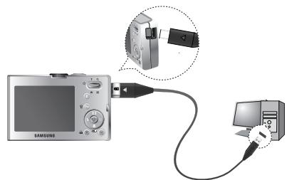 SAMSUNG VLUU M100 - Mode de connexion au PC - 2