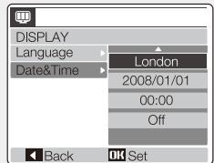 SAMSUNG VLUU NV9 - Set the date and time - 1
