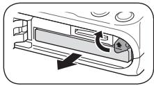 SAMSUNG VLUU PL150 그녀ì˜ë‹¤ì´ì–´ë¦¬ - Inserting the battery and memory card - 2