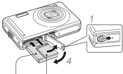 SAMSUNG VLUU PL70 - Pili ve hafiza kartini takma - 1