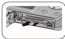 SAMSUNG VLUU ST50 - Inserting the battery and memory card - 3