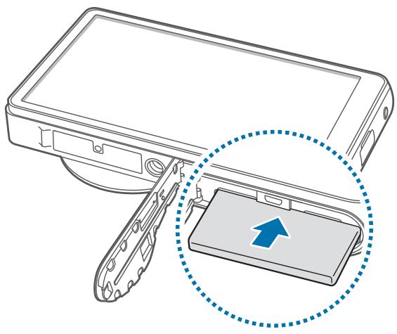 SAMSUNG GALAXY CAMERA EK-GC100 - Installer la carte SIM ou USIM et la batterie - 5