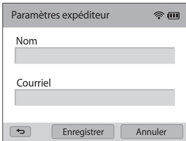 SAMSUNG WB200F - Enregistrement de vos coordonnées - 1
