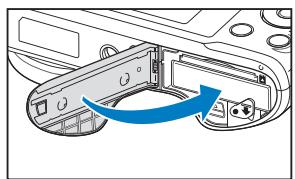 SAMSUNG WB200F - Insertion de la batterie et de la carte mémoire - 4