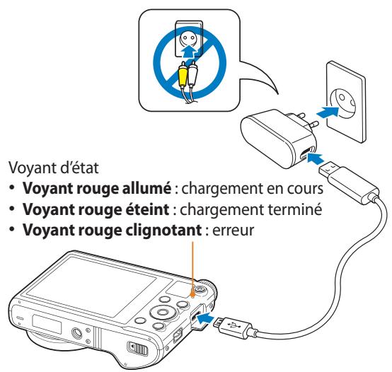 SAMSUNG WB200F - Chargement de la batterie - 1