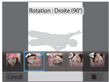 SAMSUNG WB200F - Rotation d'une photo - 1