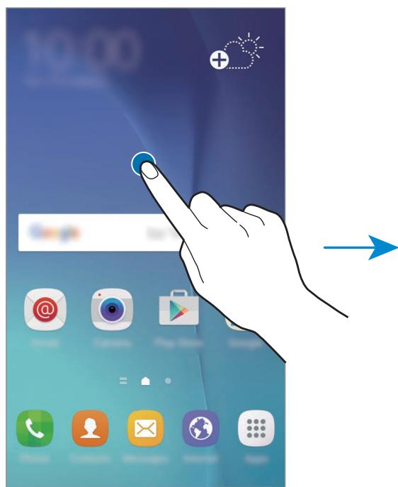 SAMSUNG S6 - Options de l'écran d'accueil - 1