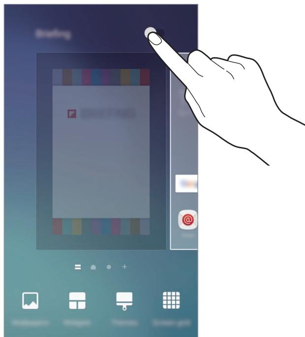 SAMSUNG S6 - Options de l'écran d'accueil - 3