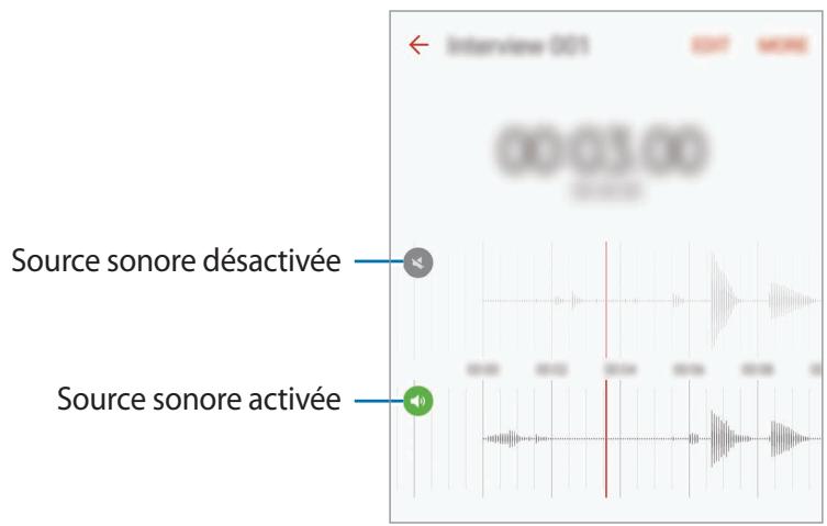 SAMSUNG S6 - Écouter des enregistrements vocaux - 1