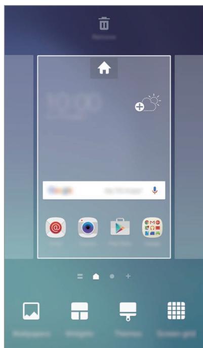 SAMSUNG S6 - Options de l'écran d'accueil - 2
