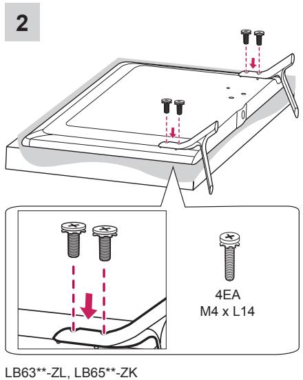 LG 47LB700V - Attaching the stand - 6