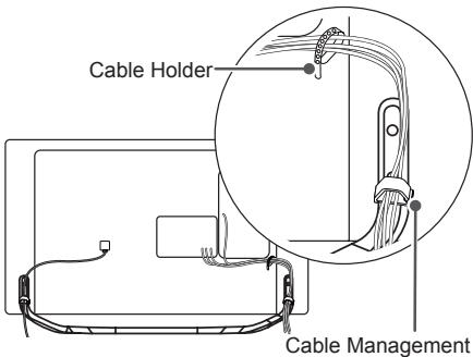 LG 47LB700V - Tidying cables - 7