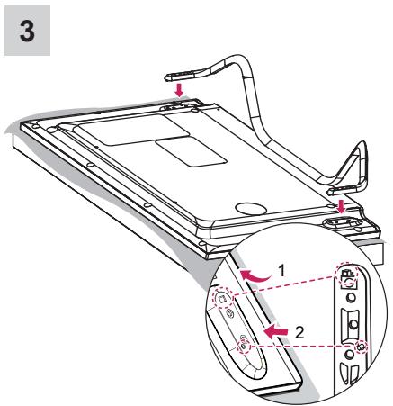 LG 47LB700V - Attaching the stand - 16