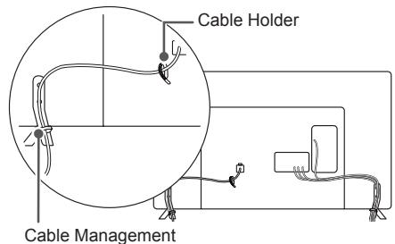 LG 47LB700V - Tidying cables - 6