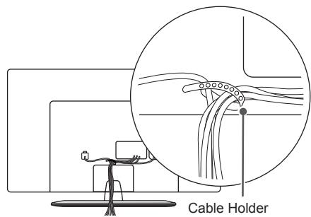 LG 47LB700V - Tidying cables - 5