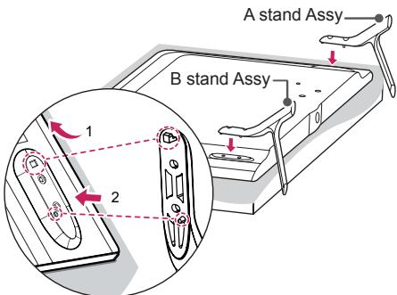 LG 47LB700V - Attaching the stand - 5