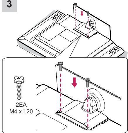 LG 47LB700V - Attaching the stand - 12