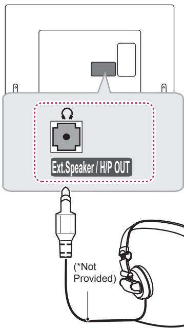 LG 47LB700V - Headphone connection - 1