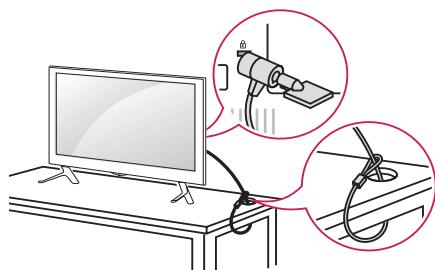 LG 47LB700V - Verwendendes Kensington-Sicherheitssystems - 1