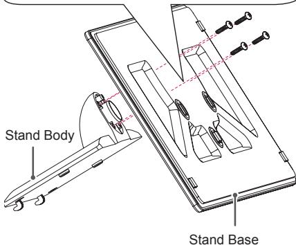 LG 47LB700V - Attaching the stand - 13