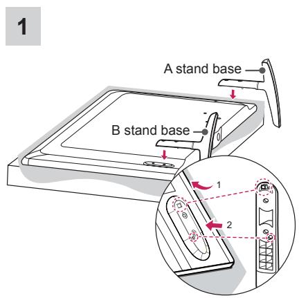 LG 47LB700V - Attaching the stand - 7