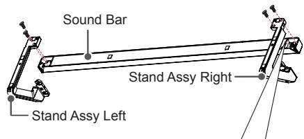 LG 47LB700V - Attaching the stand - 20