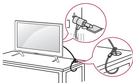 LG 47LB700V - Uporaba varnostega systemd Kensi ngton - 1