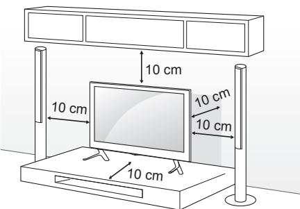 LG 47LB700V - Montar numa mesa - 1