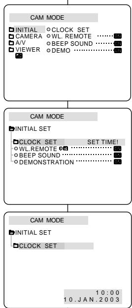 SAMSUNG VP-D20 - CLOCK SET - 1