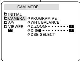SAMSUNG VP-D21 - Setting the PROGRAM AE - 1