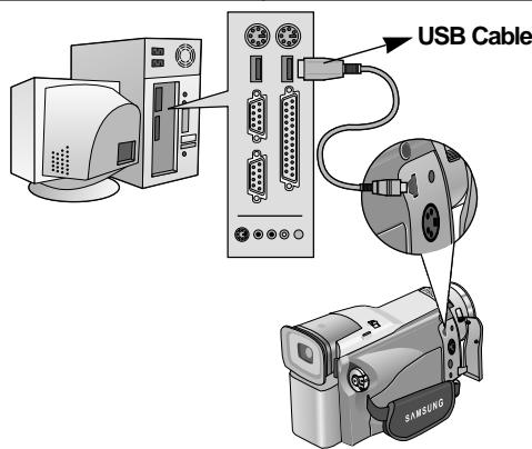 SAMSUNG VP-D21 - Disconnecting the USB cable - 1
