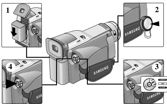 SAMSUNG VP-D21 - Making your First Recording - 1
