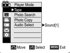 SAMSUNG VP-D355I - Nachträglich aufgezeichneten Ton wiedergeben - 1