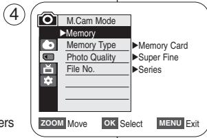 SAMSUNG VP-D362 - Réglage du nombre de fichier - 1