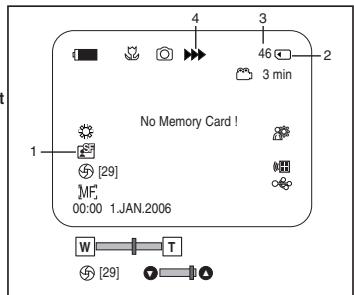SAMSUNG VP-D362 - Affiche à l'écran en modes Camera/Player (Mode Cam/Mode Player) - 3