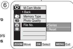 SAMSUNG VP-D362 - Réglage du nombre de fichier - 2