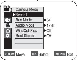 SAMSUNG VP-D362 - Sélection de la fonction Real Stereo (Stereo) - 2