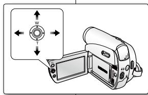 SAMSUNG VP-D382 - USING THE JOYSTICK - 1