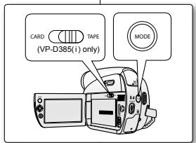 SAMSUNG VP-D382 - SETTING THE WHITE BALANCE (WHITE BALANCE) - 1