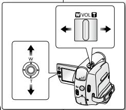 SAMSUNG VP-D382 - Pour effectuer un zoom arrière - 2