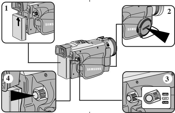 SAMSUNG VP-D81 - Effectuez votre premier enregistrement - 1