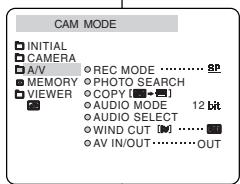 SAMSUNG VP-D905 - AUDIO MODE - 1