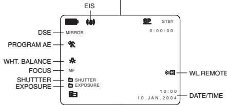 SAMSUNG VP-D905 - Snelmenu instellen - 1