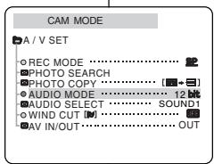 SAMSUNG VP-D905 - AUDIO MODE - 2