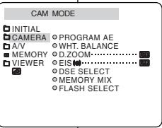 SAMSUNG VP-D905 - PROGRAM AE instellen - 1