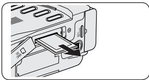 SAMSUNG VP-DC171W - 取出记忆卡 - 4