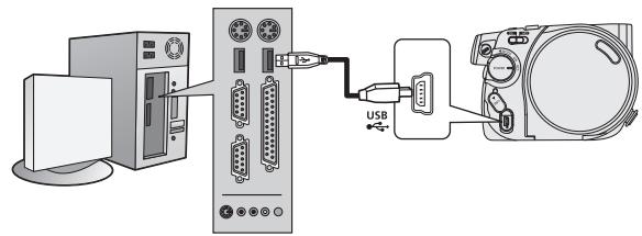 SAMSUNG VP-DC171W - 断开USB连线 - 1