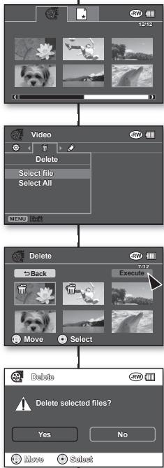SAMSUNG VP-DX100 - SUPPRESSION D'IMAGES - 2